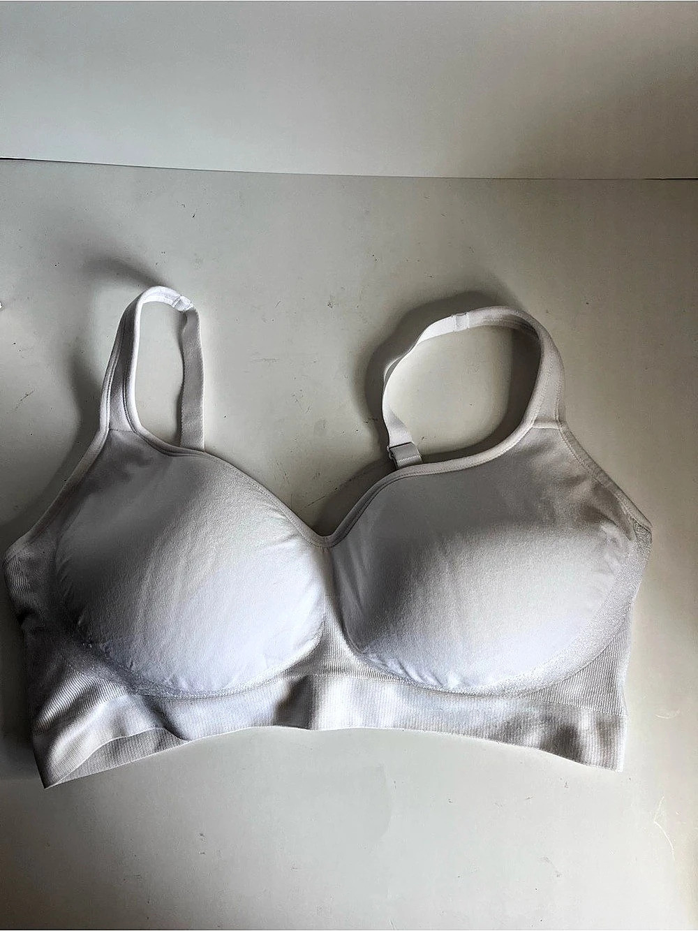 Shapermint Essentials White Bra Size 2XL/27G Wireless Like New